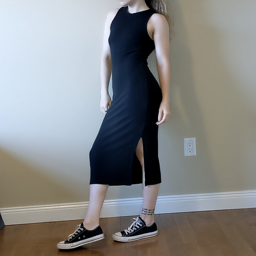 3 / 20$ Black Maxi Dress